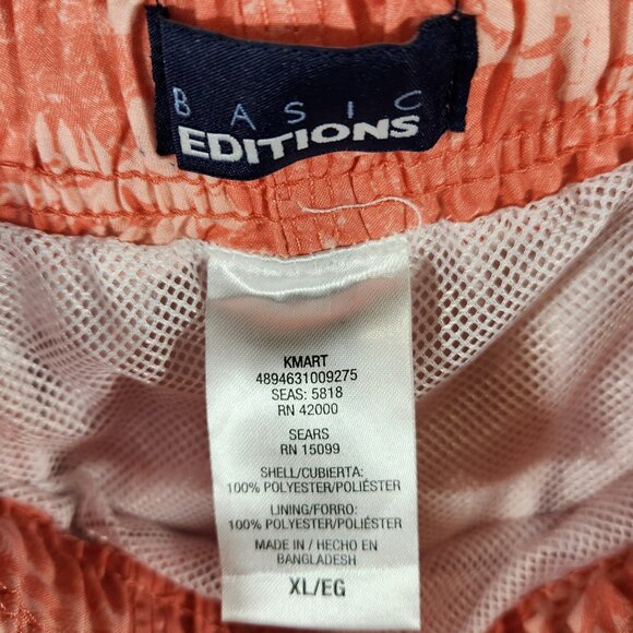 Basic Editions Men's Tropical Vibe Swim Shorts Trunks XL Mesh Lining NWT (K-37) - Picture 3 of 5